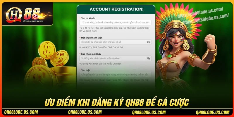 Tại sao bet thủ nên đăng ký QH88?